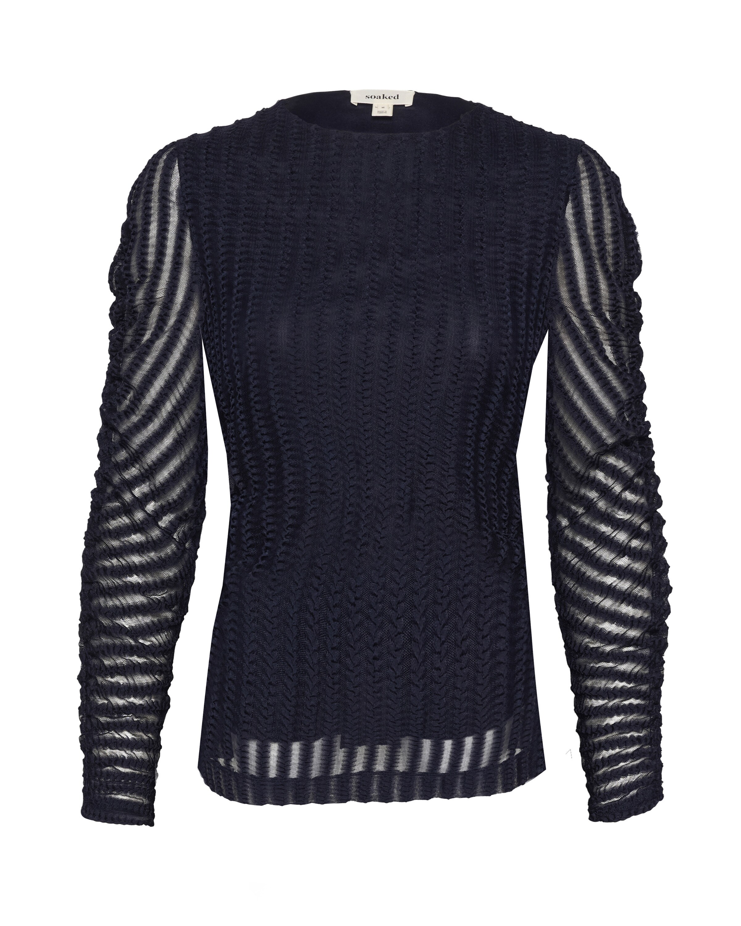 SOAKED IN LUXURY Blouse in Blue: front