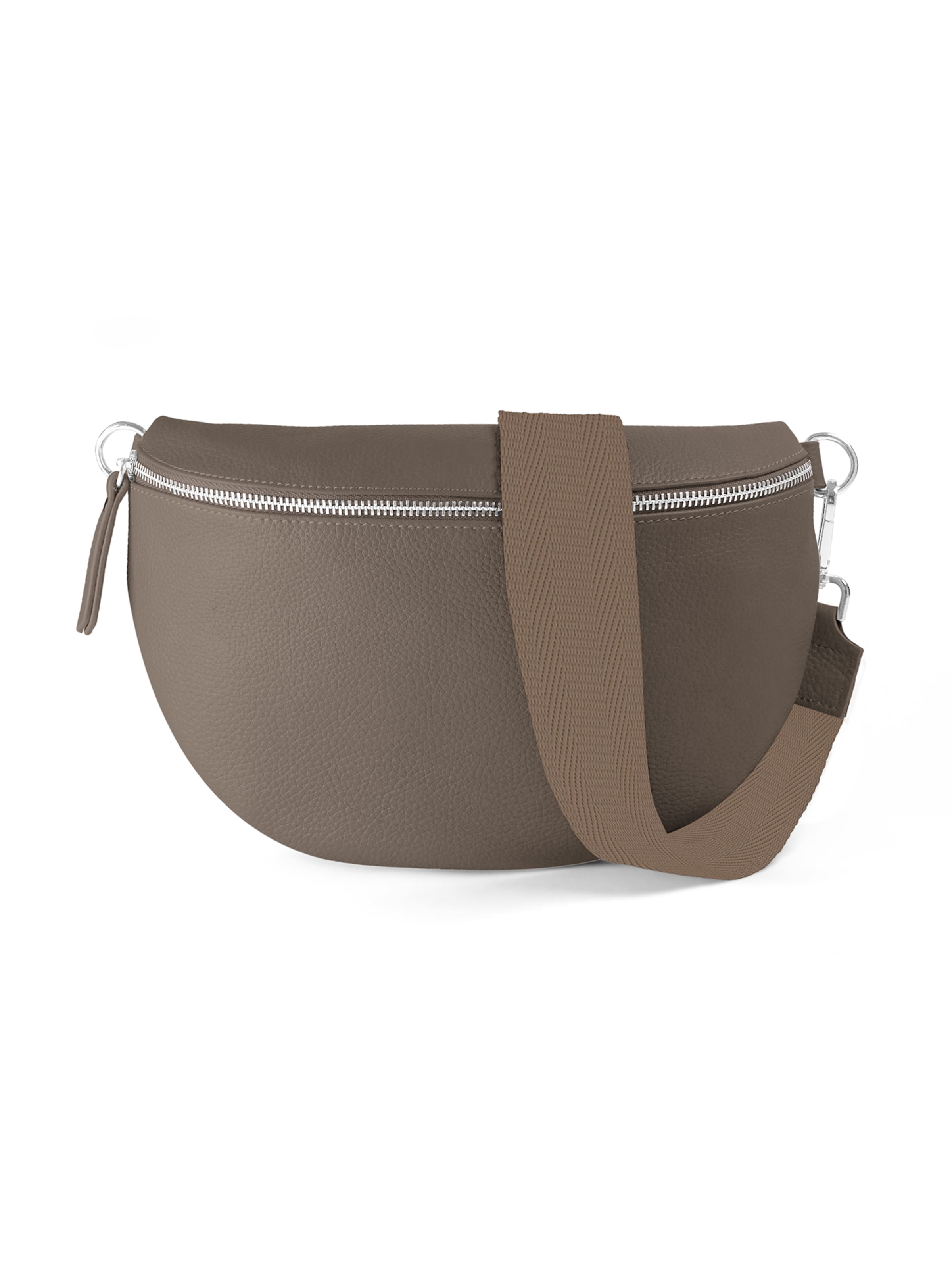 lePelou Fanny Pack 'MILA large' in Grey: front