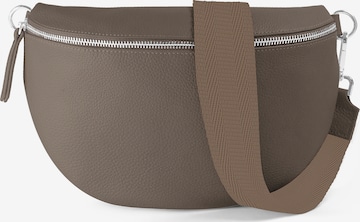 lePelou Fanny Pack 'MILA large' in Grey: front
