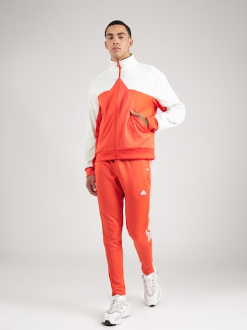 ADIDAS SPORTSWEAR Αθλητική ζακέτα φούτερ 'Tiro' σε πορτοκαλί