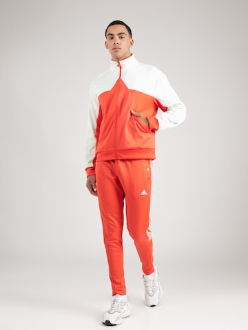 Giacca di felpa sportiva 'Tiro' di ADIDAS SPORTSWEAR in arancione