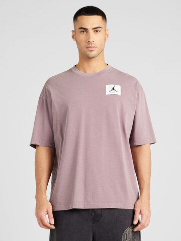 T-Shirt Jordan en rose : devant