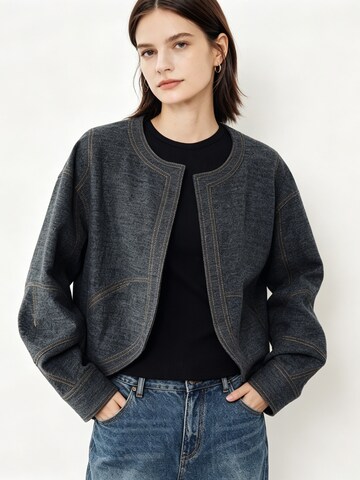 yoligex Janker 'Women's Fashion Loose Cardigan Jacket - Blue'‌‌‌‌‌‌‌‌ in Blau: Vorderseite