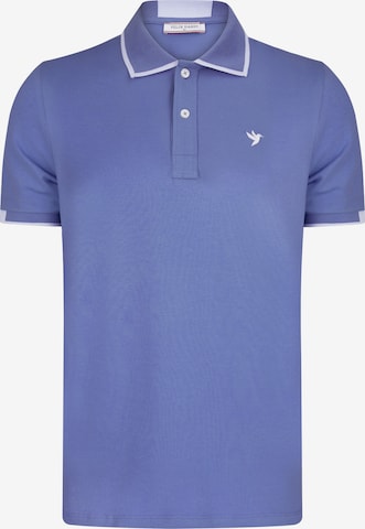 Felix Hardy Polo Shirt Kurz Arm in Blau: Vorderseite