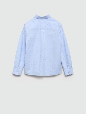 MANGO KIDS Regular fit Button Up Shirt 'OXFORDP' in Blue