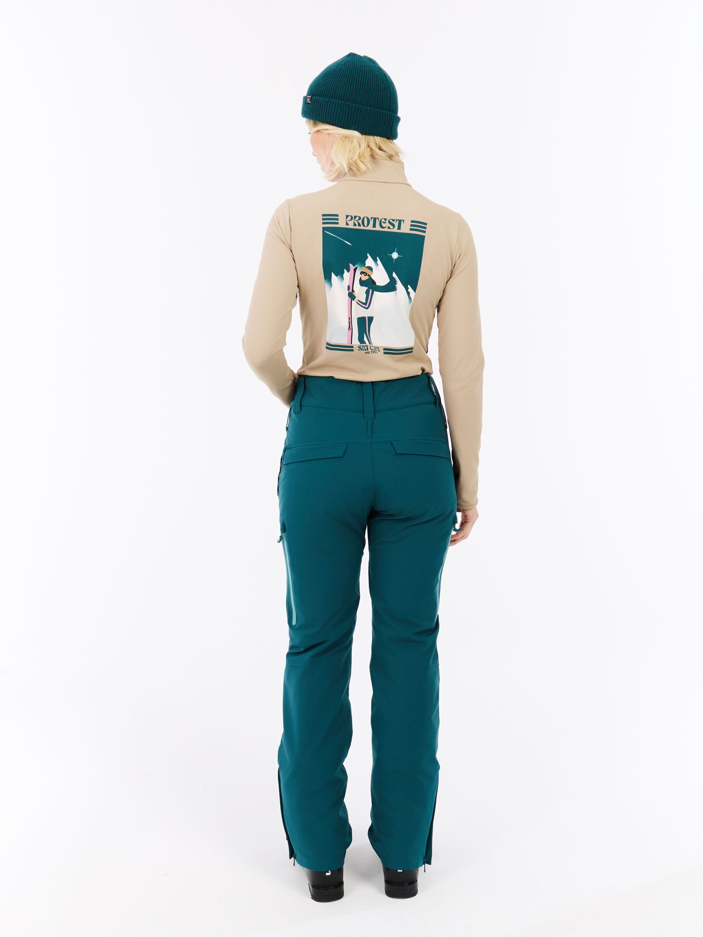 PROTEST Sportief sweatshirt 'PRTGentle' in Bruin