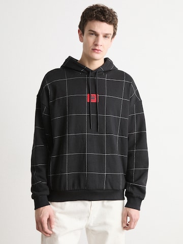 HUGO Sweatshirt 'Dally' in Schwarz: Vorderseite