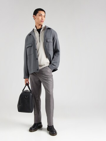 BOSS Pulover 'Kanobix_S' | siva barva