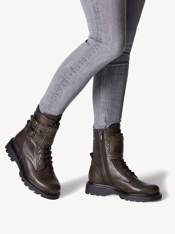 Boots Tamaris en marron : devant