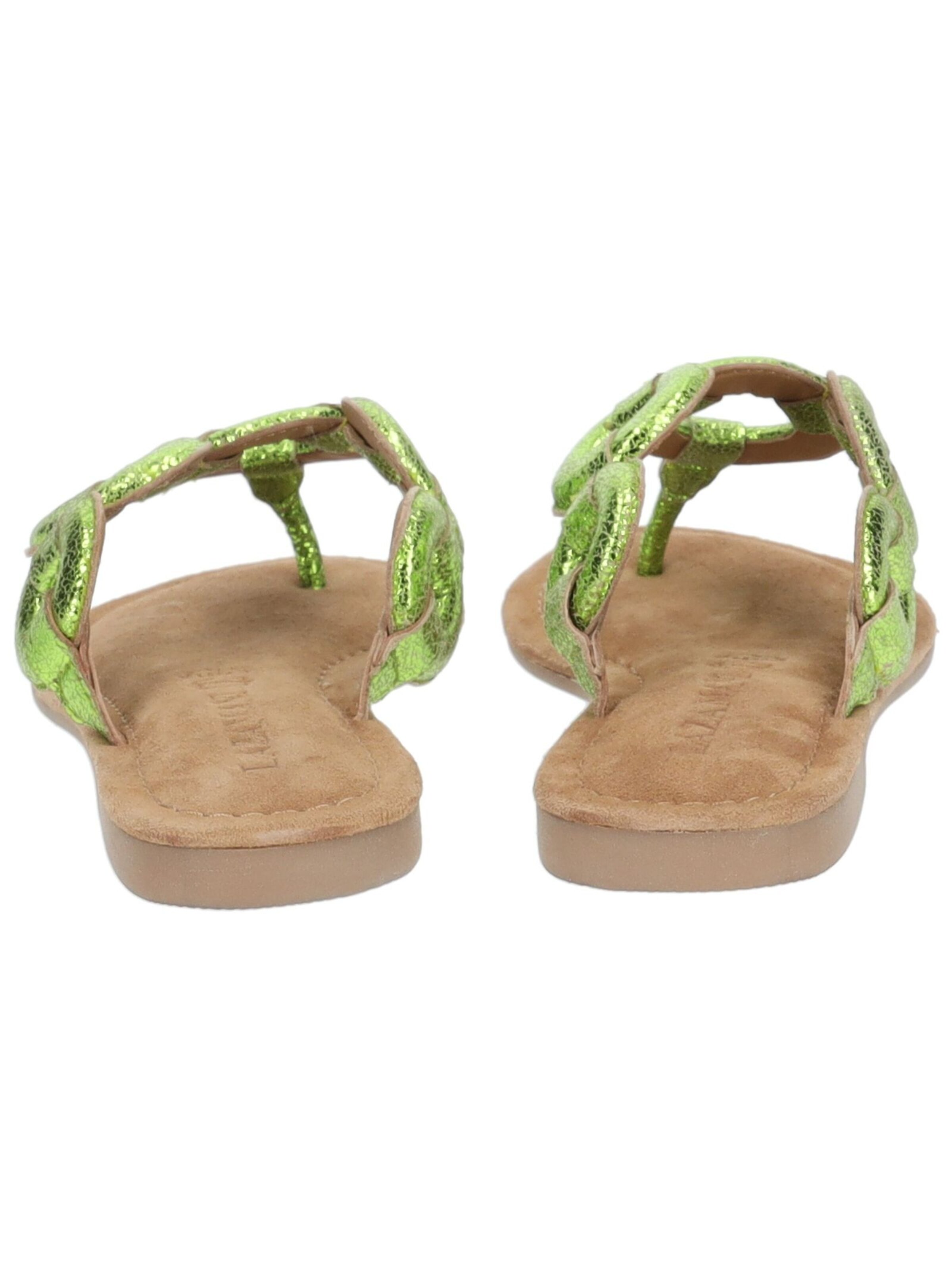 Tongs LAZAMANI en vert