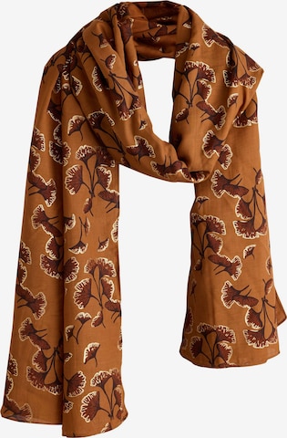 Next Shawl in Brown: front