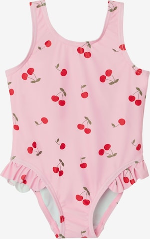 NAME IT Badedragt 'Zanne' i pink: forside