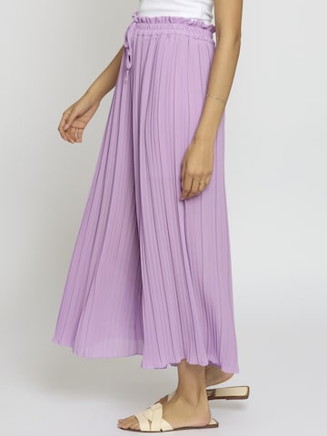 Lilavie Wide leg Broek 'Kimm' in Lila