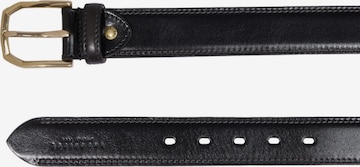 The Bridge Belt in Black: front