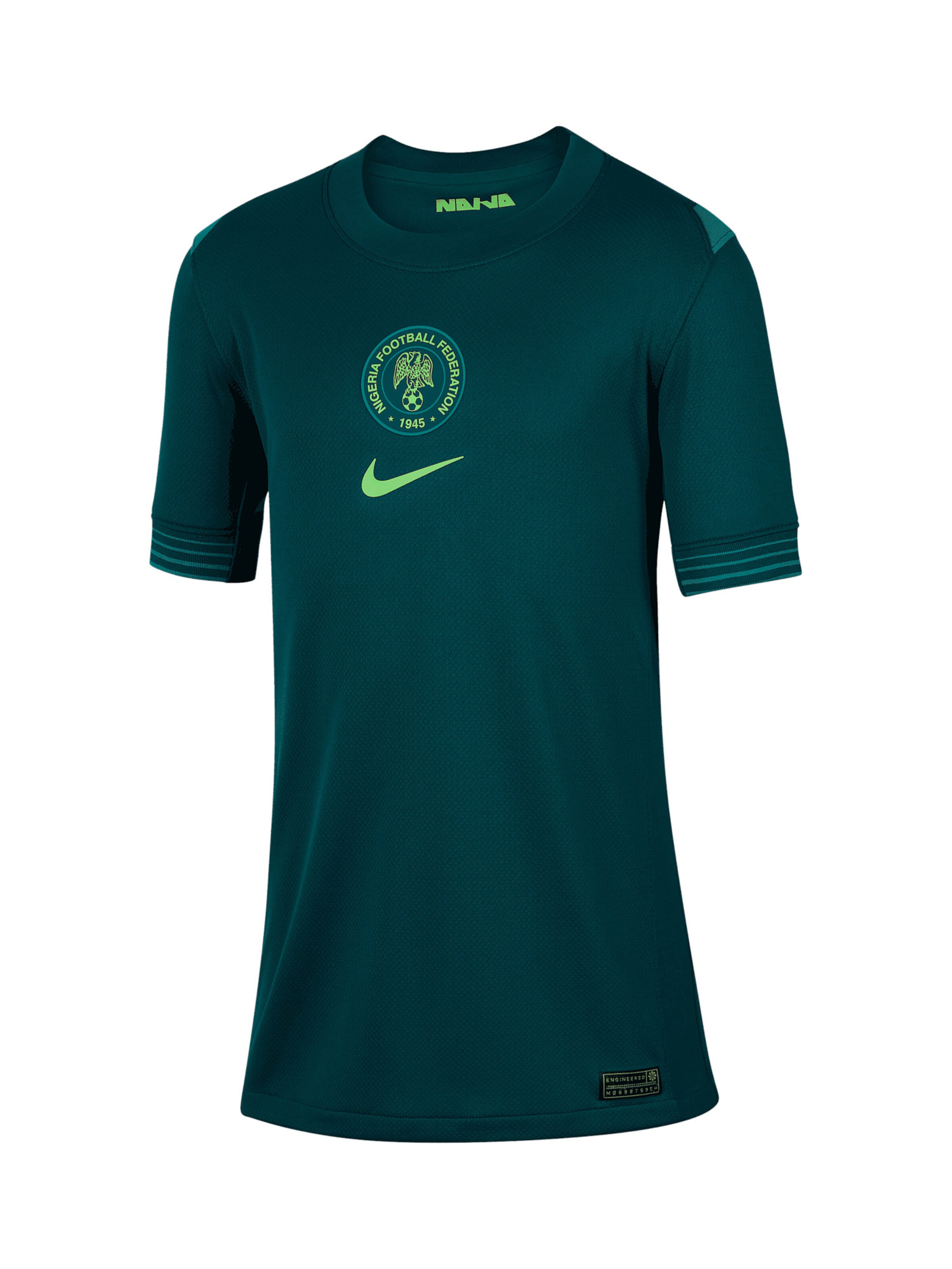 NIKE Trikot 'Nigeria 2025/2026' in Grün: Vorderseite