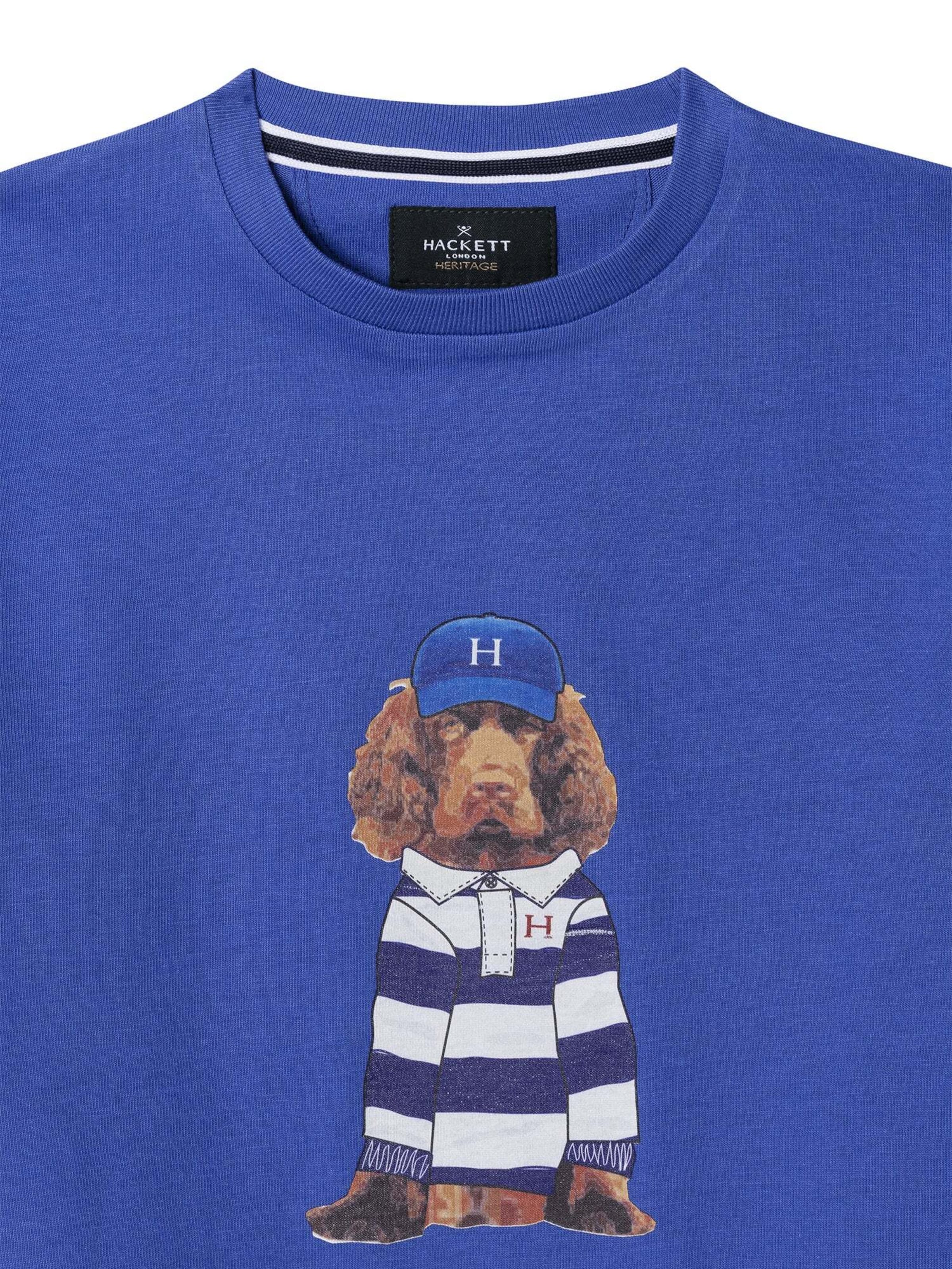 Hackett London T-Shirt 'Heritage Harry' in Blau