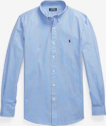 Slim fit Camicia di Polo Ralph Lauren in blu: frontale