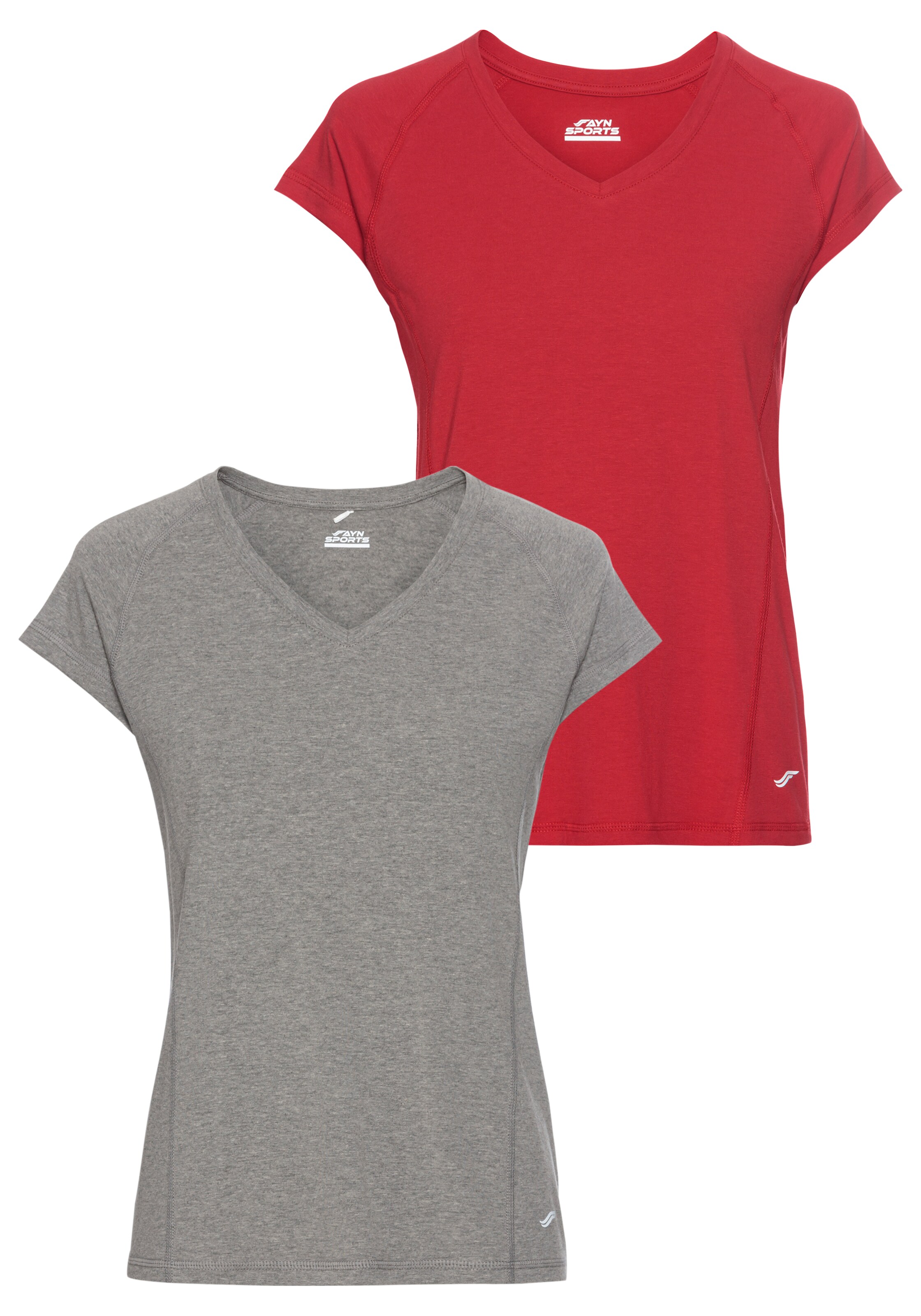 FAYN SPORTS Funktionsshirt in Grau: Vorderseite