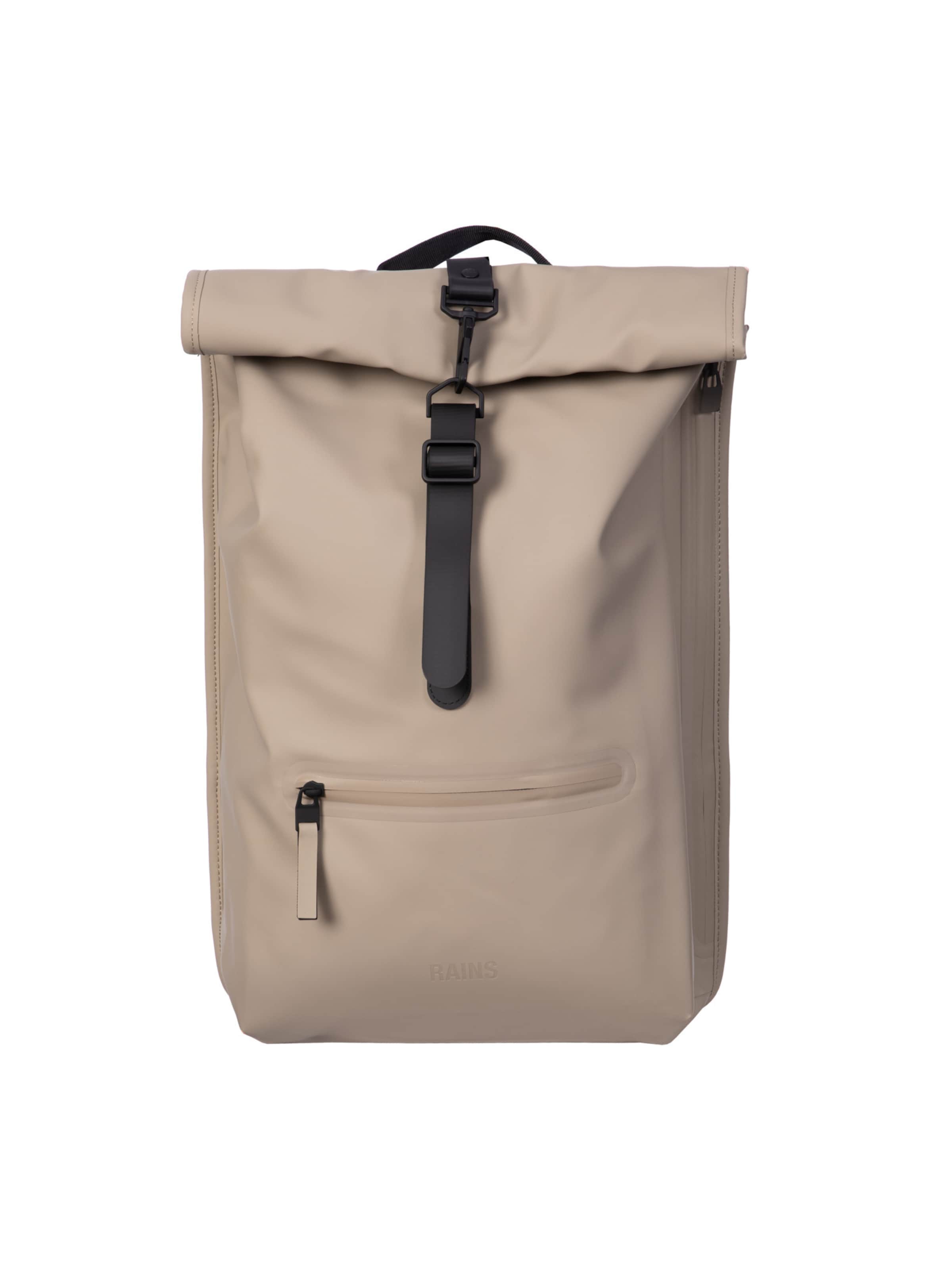 RAINS Rugzak in Beige: voorkant