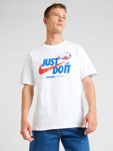 Nike Sportswear - Camiseta 'M90' en blanco: frente