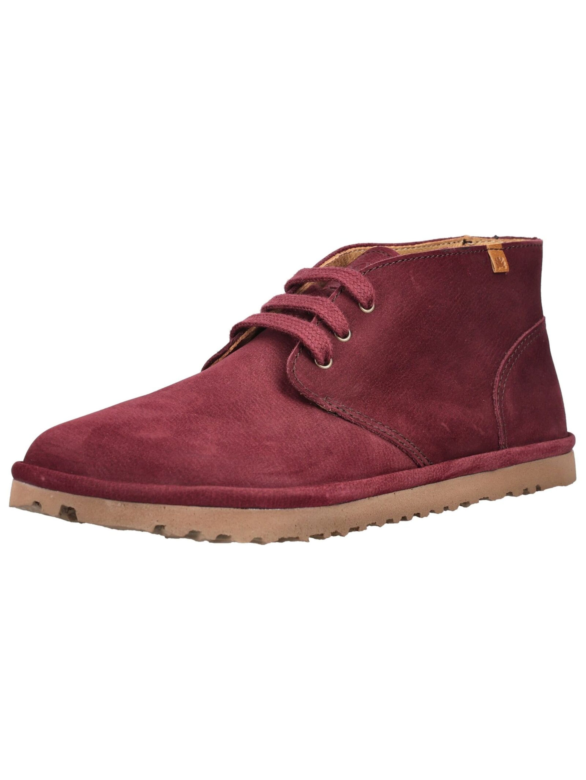 EL NATURALISTA Chukka Boots in Rood: voorkant