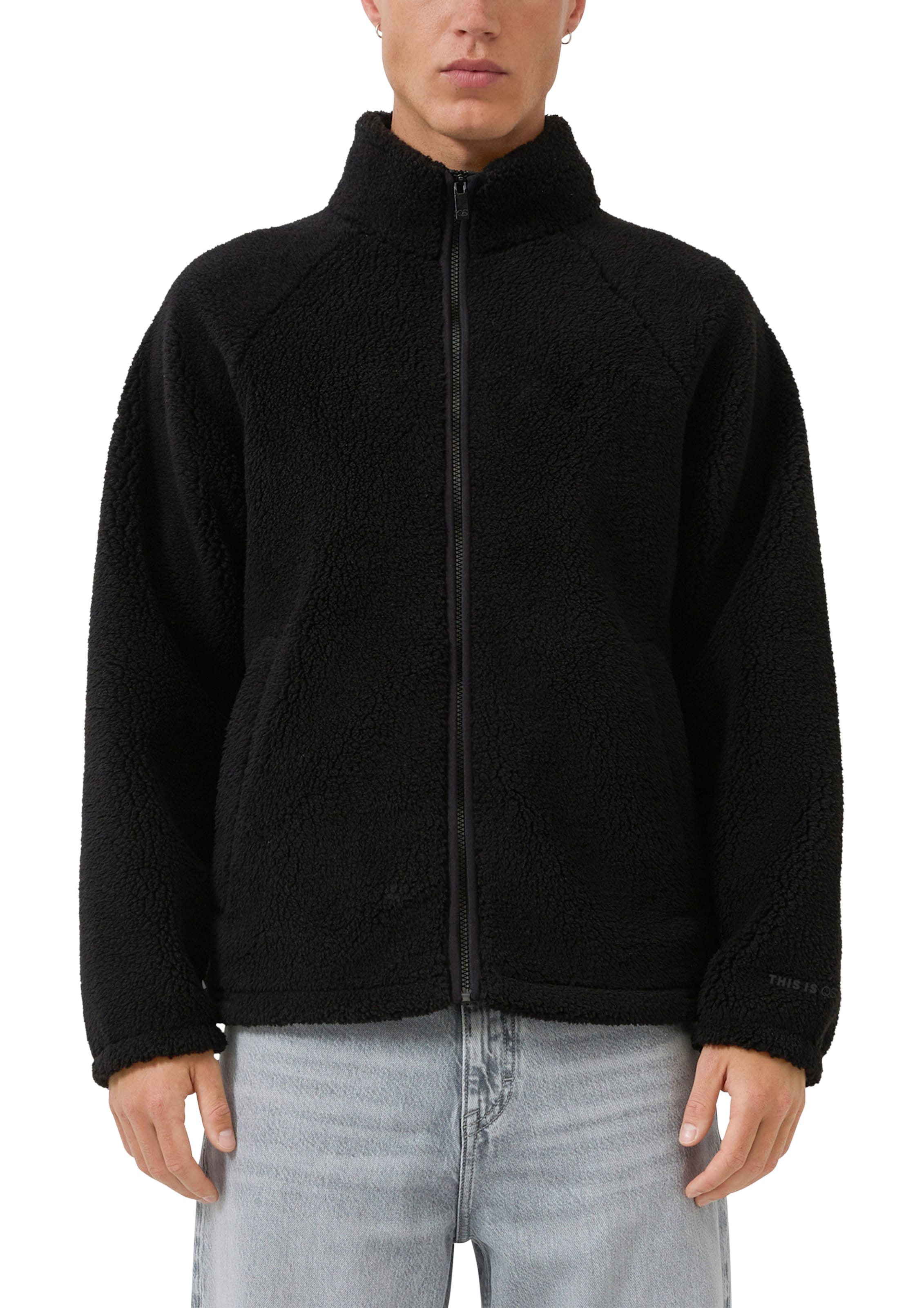 Veste mi-saison QS en noir : devant