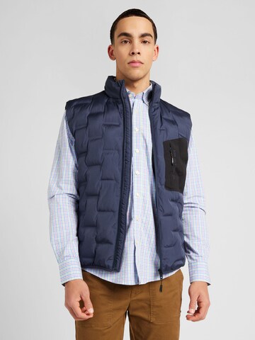 Gilet 'Hayes' Fat Moose en bleu : devant