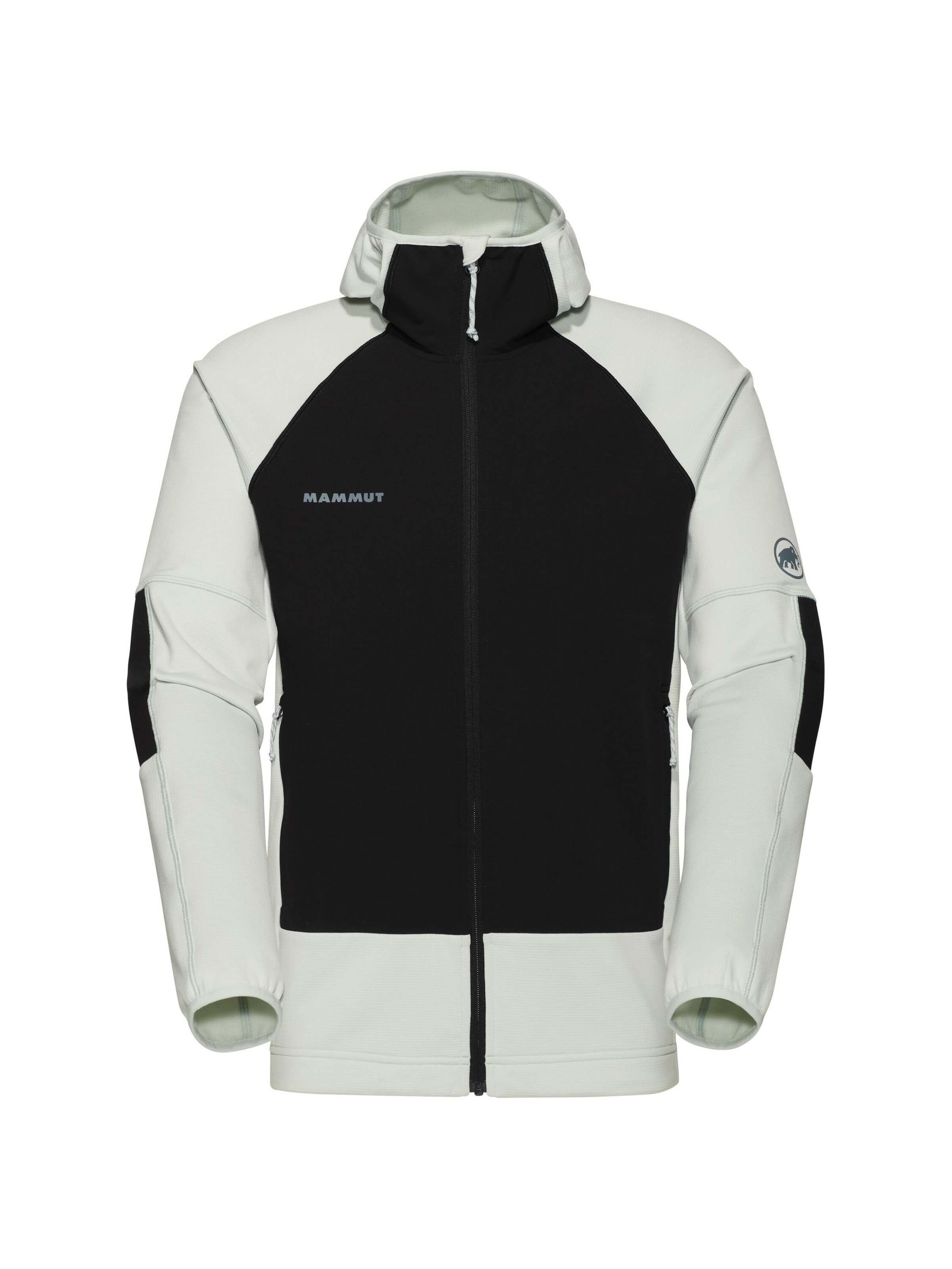 MAMMUT Funktionsfleecejacke 'Massone' in Schwarz: Vorderseite