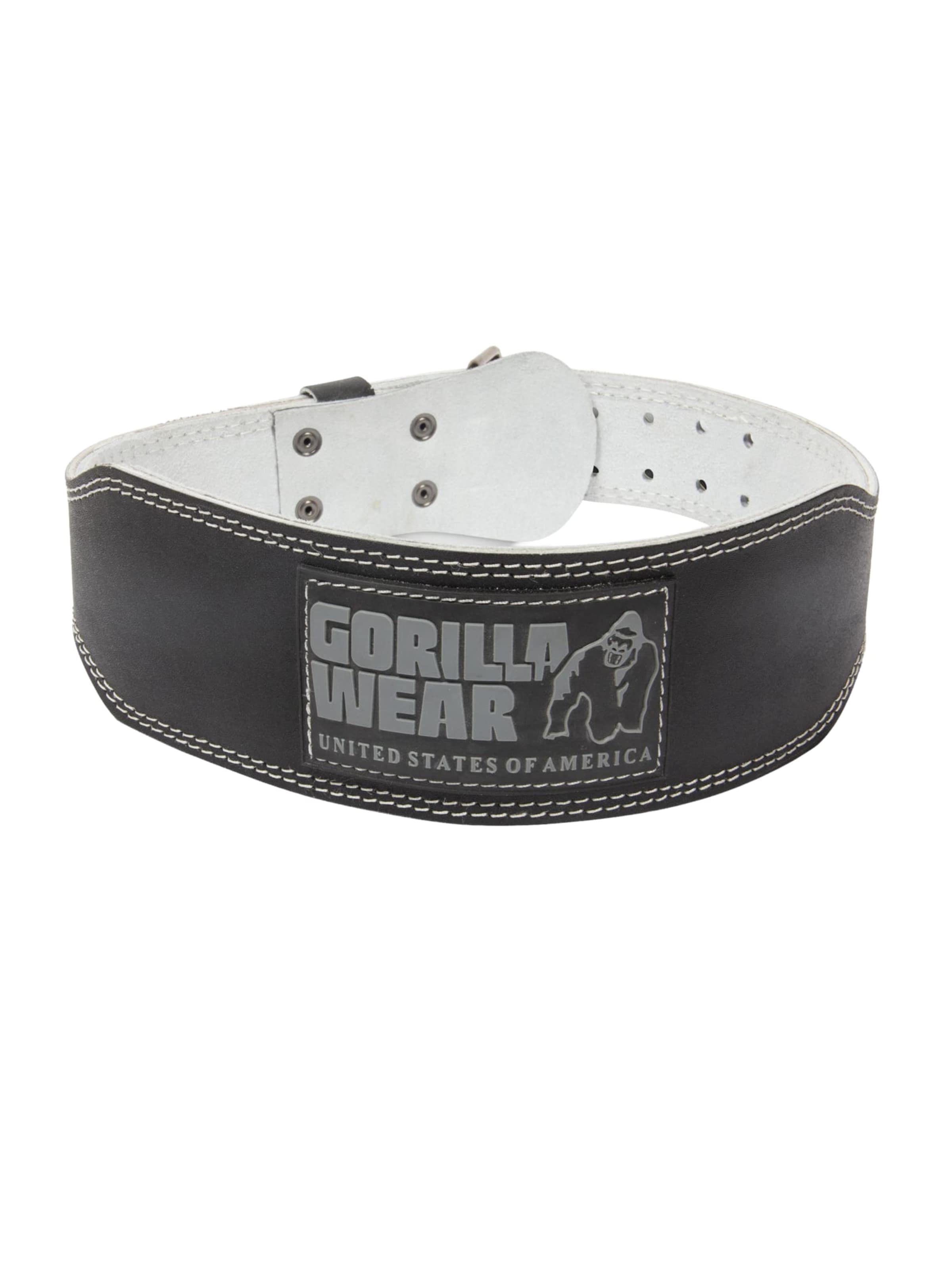 Ceinture de sport Gorilla Wear en noir : devant