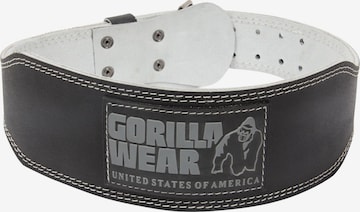 Cintura sportiva di Gorilla Wear in nero: frontale