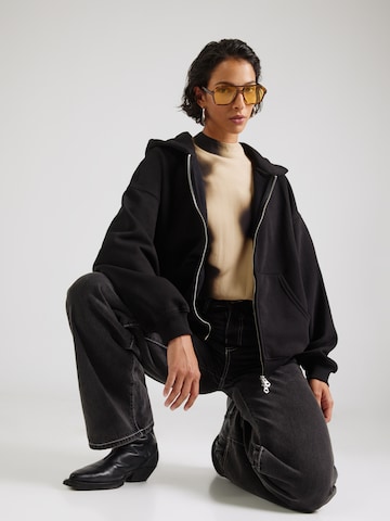WEEKDAY Sweatvest 'Tony' in Zwart