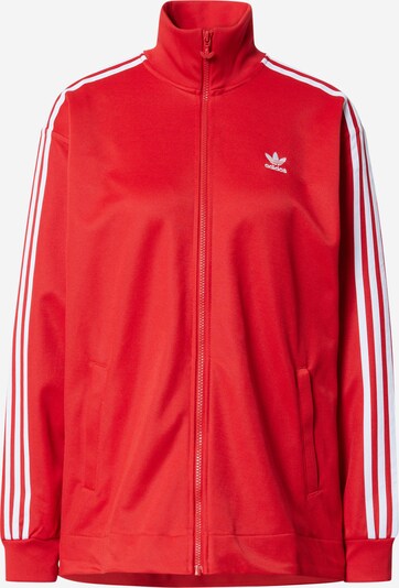 ADIDAS ORIGINALS Sweat jacket in Red / White, Item view