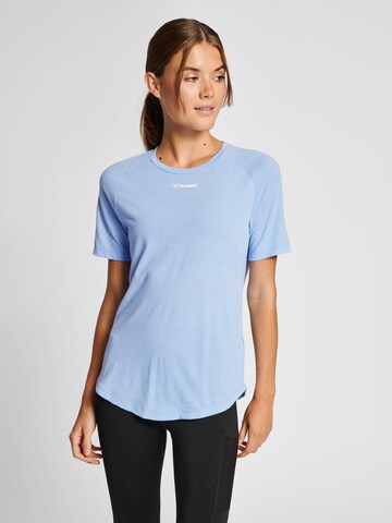 Hummel Functioneel shirt 'MT VANJA' in Blauw: voorkant