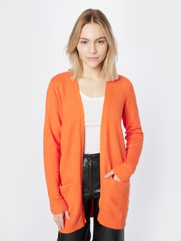 VILA Strickjacke 'Ril' in Orange: predná strana