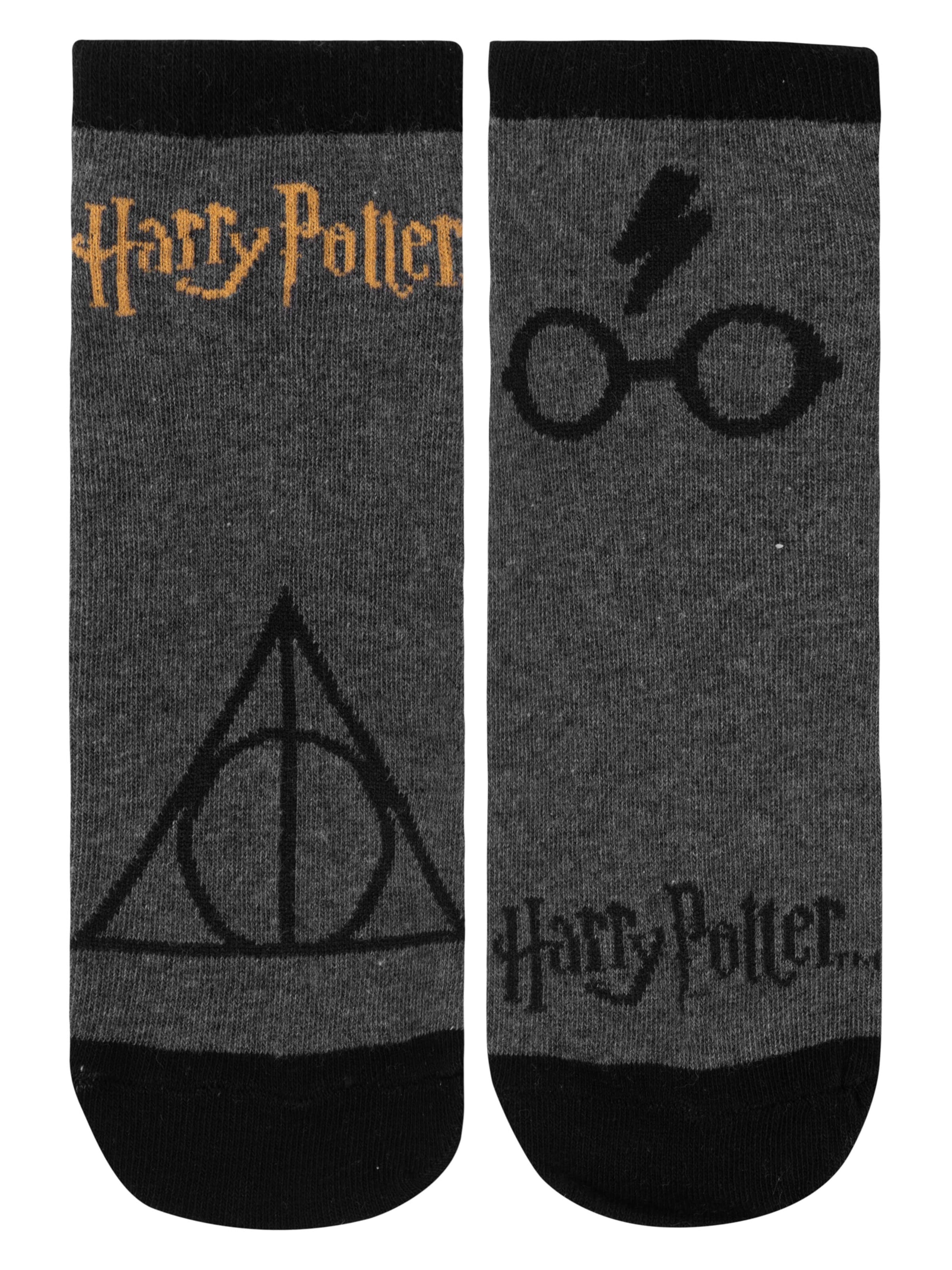 Harry Potter Socks 'Hogwarts' in Grey