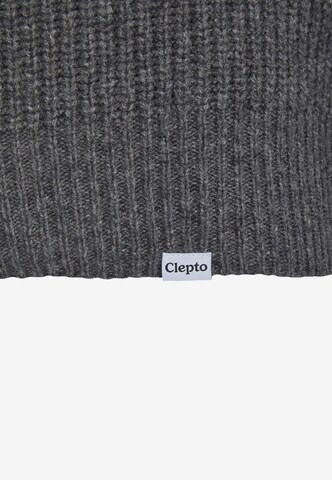 Cleptomanicx Pullover 'Ribber Troyer' in Grau