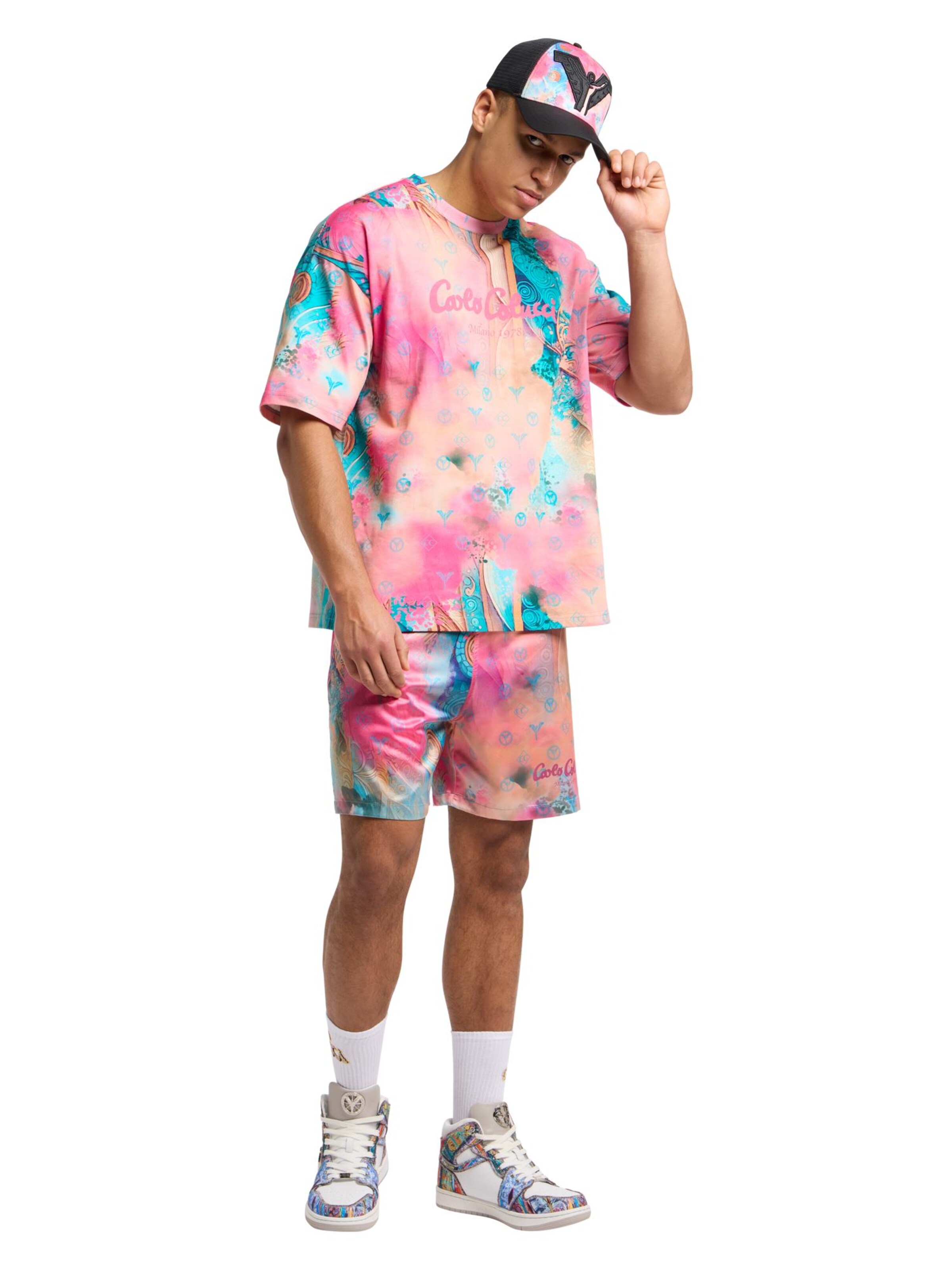 Carlo Colucci Shirt 'Eidenberger' in Roze