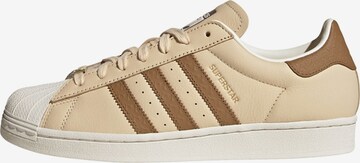 Sneaker bassa 'Superstar' di ADIDAS ORIGINALS in beige: frontale