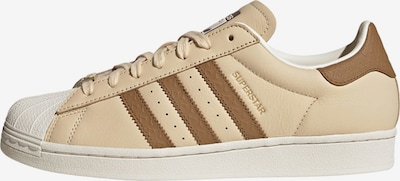 ADIDAS ORIGINALS Baskets basses ' Superstar ' en beige / marron / blanc, Vue avec produit