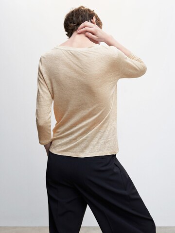 MANGO Shirt 'BLINI' in Beige