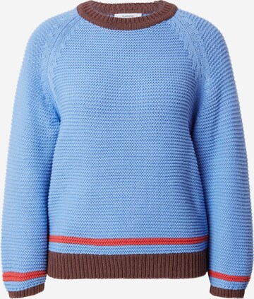 b.young Sweater 'Oma' in Blue: front