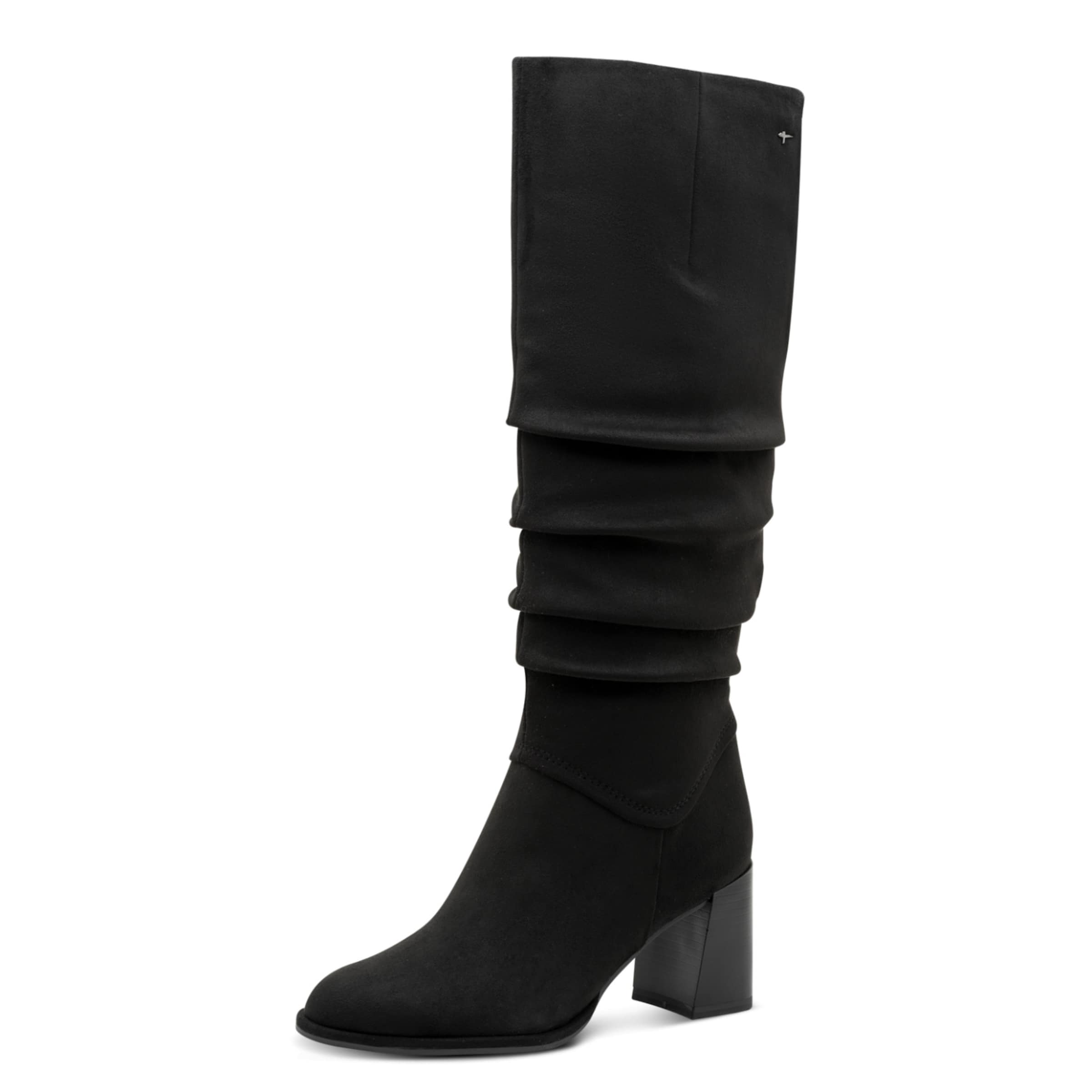 Bottes Tamaris en noir : devant