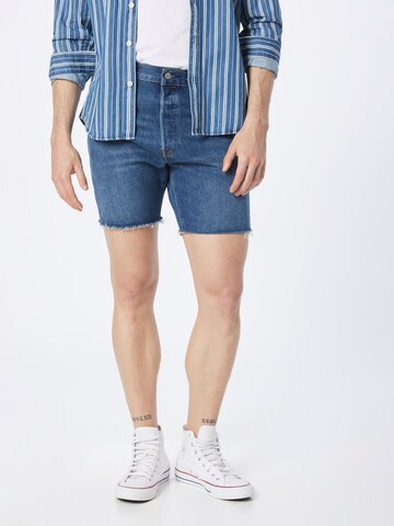 LEVI'S ® Regular Jeans '501  93 Shorts' in Blauw: voorkant