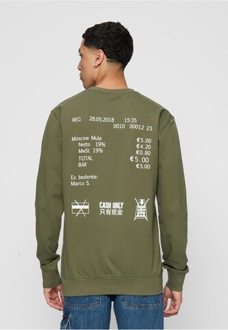 MT Men Sweatshirt 'Cash Only' in Green