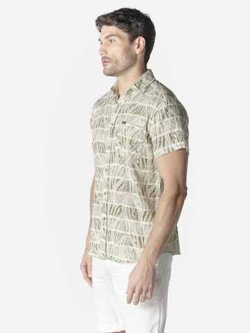 KOROSHI Regular fit Button Up Shirt in Green