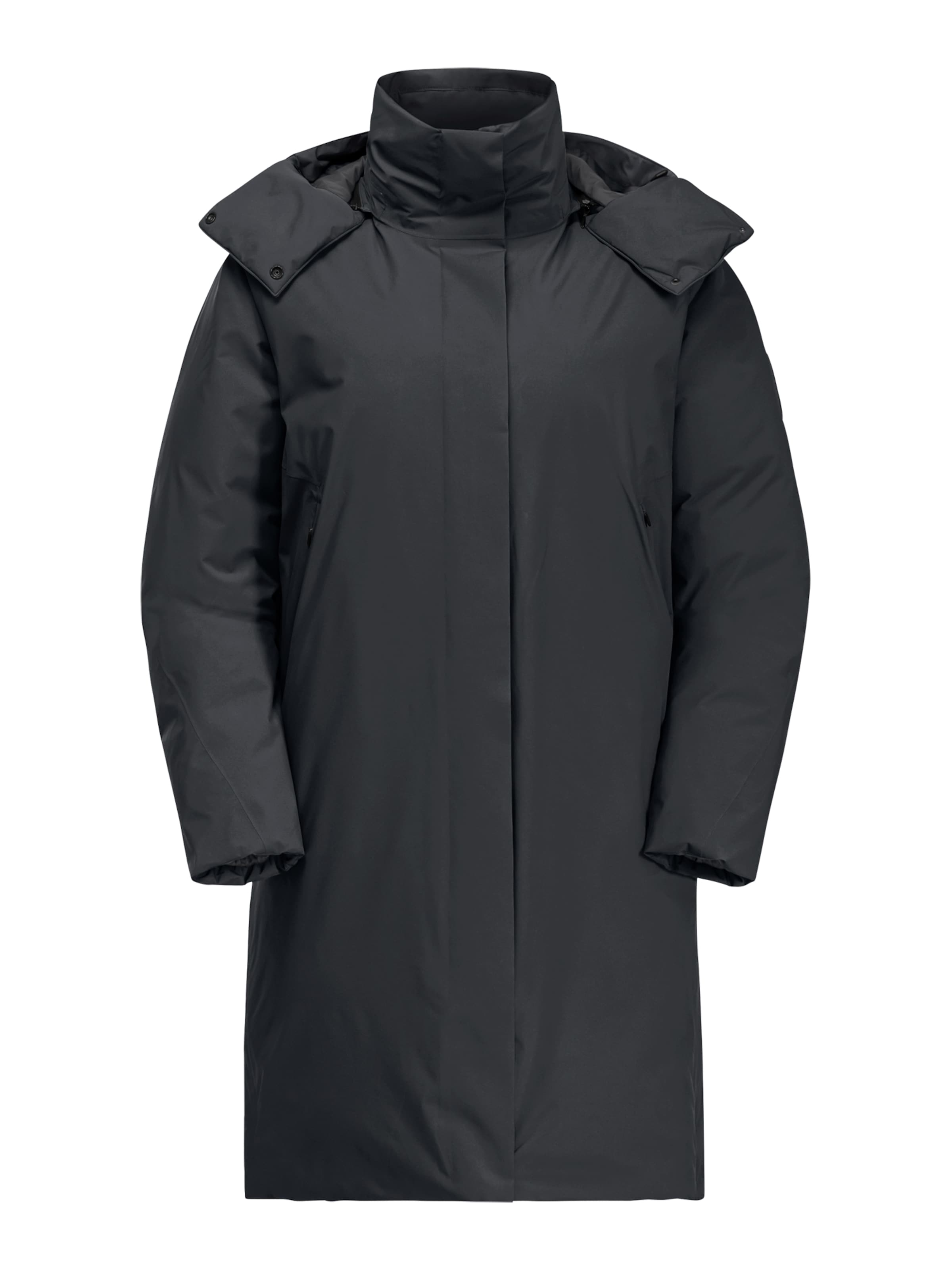 JACK WOLFSKIN - Sobretudo outdoor em cinzento: frente