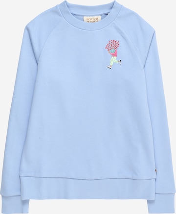 SCOTCH & SODA Sweatshirt in Blue: front