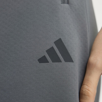 ADIDAS SPORTSWEAR Loosefit Sportovní kalhoty 'Z.N.E.' – šedá