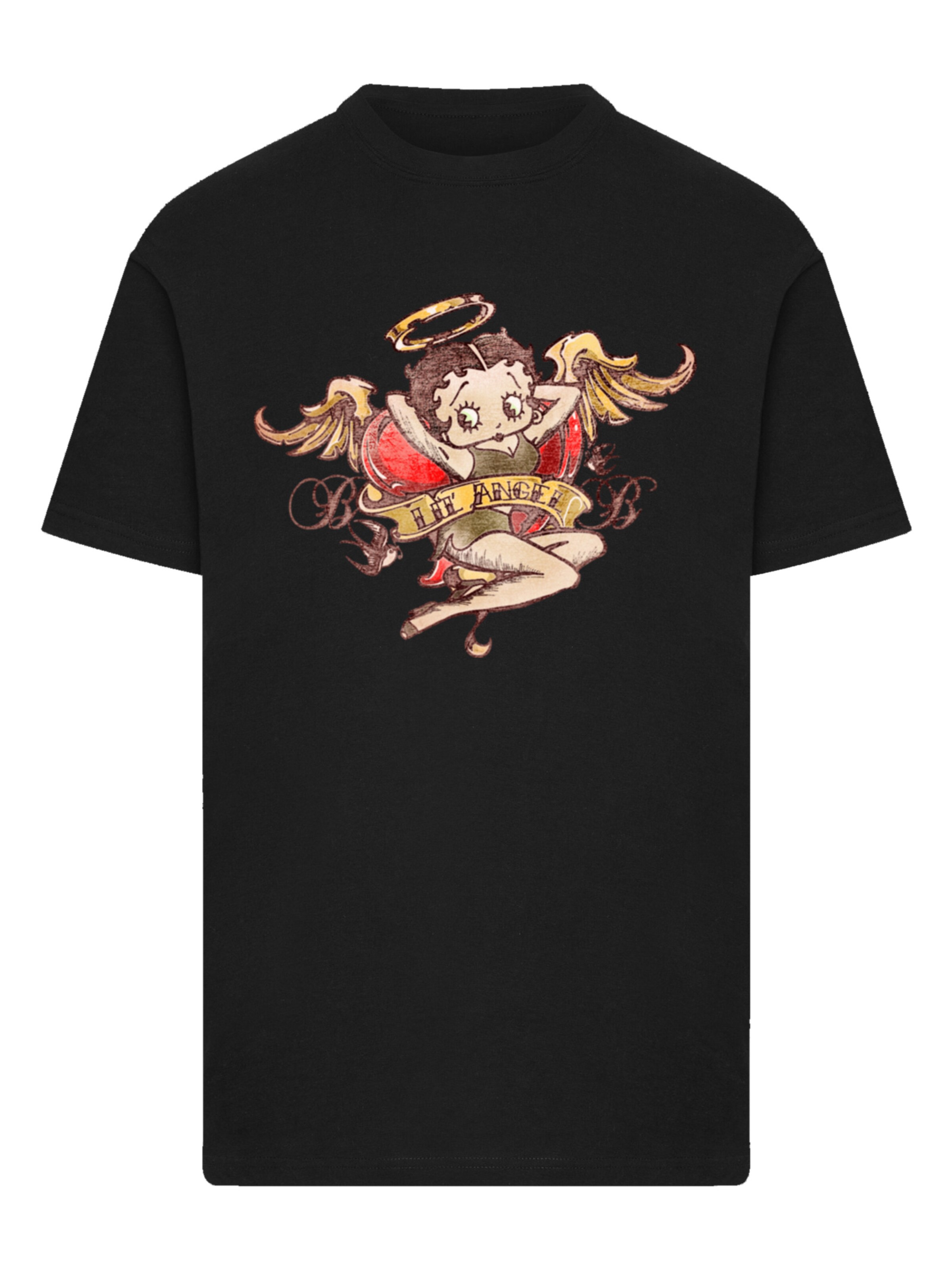 F4NT4STIC Shirt in Black: front