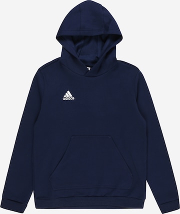 ADIDAS PERFORMANCE Urheilullinen collegepaita 'Entrada 22 Sweat' värissä sininen: edessä